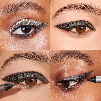 Wonderskin 1440 Longwear Eyeliner (Oyster Blue) with Wonderskin Black Mascara