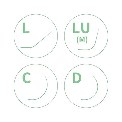 Colored Eyelash Extension Easy Fan Green 0.10 L Curl 8-15mm Mixed Volume Lash Extension Individual False Eye Lashes With Color By ANNAFRIS (Easy Fan Green,0.10 L 8-15mm Mix)