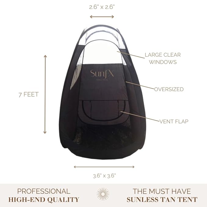 SunFX Pro Mini V2 Professional HVLP Sunless Tanning System | Professional Pop Up Sunless Tanning Booth
