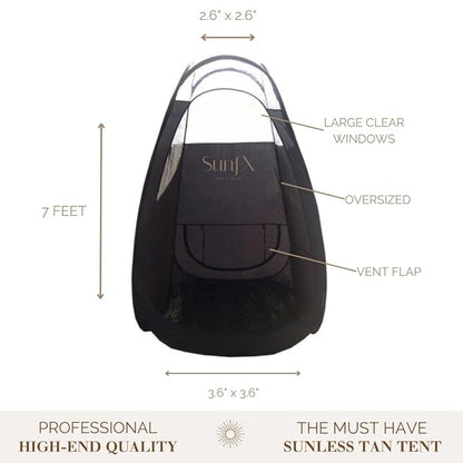 SunFX Pro Mini V2 Professional HVLP Sunless Tanning System | Professional Pop Up Sunless Tanning Booth