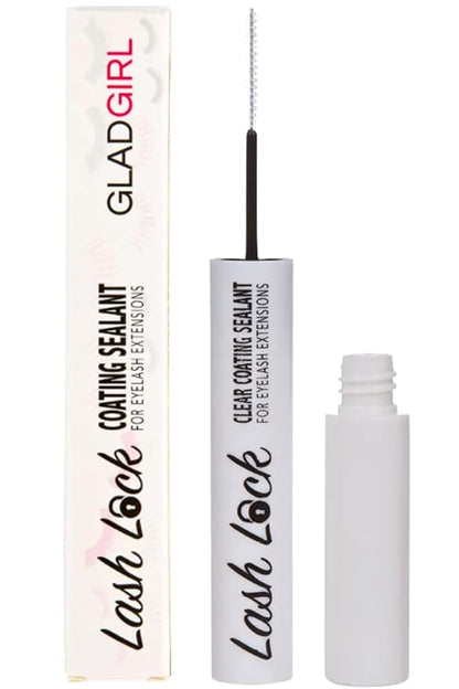 GladGirl Lash Lock Clear Coating Sealant for Eyelash Extensions - Ultimate Aftercare - Long-Lasting, Waterproof, Enhances Shine, Protects & Extends Lash Life, 4ml