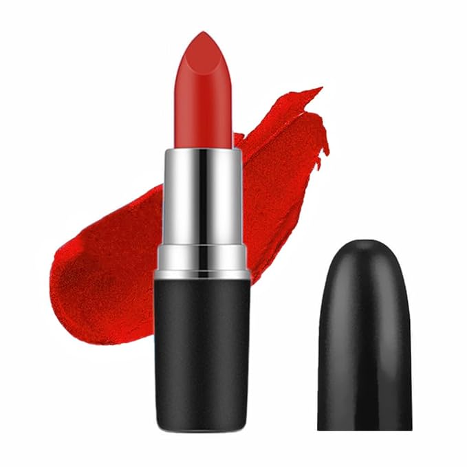 Mysense Red Face Body Paint Stick, Eye Black Stick for Sports Football Baseball Softball, Red Lipstick Facepaint Pen for Halloween SFX Millie Helluva Boss Cosplay Devil Makeup