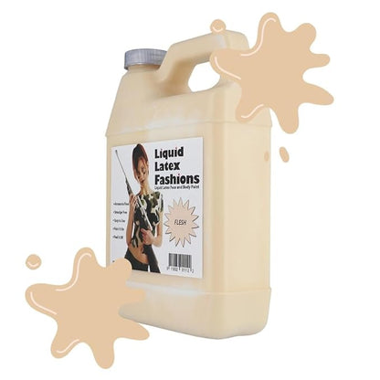 Flesh 32 Fl Oz - Liquid Latex Face and Body Paint, Ammonia Free No Odor, Arts and Crafts Paint for Halloween Zombie Cosplay!