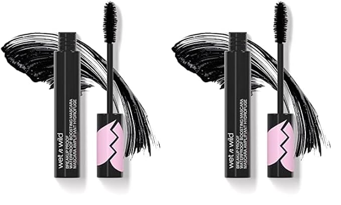 wet n wild Breakup Proof Waterproof Boosting Mascara (Pack of 2)
