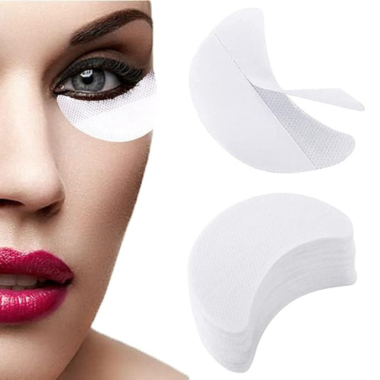 VOWAVO Eyeshadow Shields, 100PCS Eyeliner Stencils Makeup Tape Lash Tape for Eyelash Extensions, Perming, Tinting, Lip Makeup - Lint Free Eyeshadow Tape