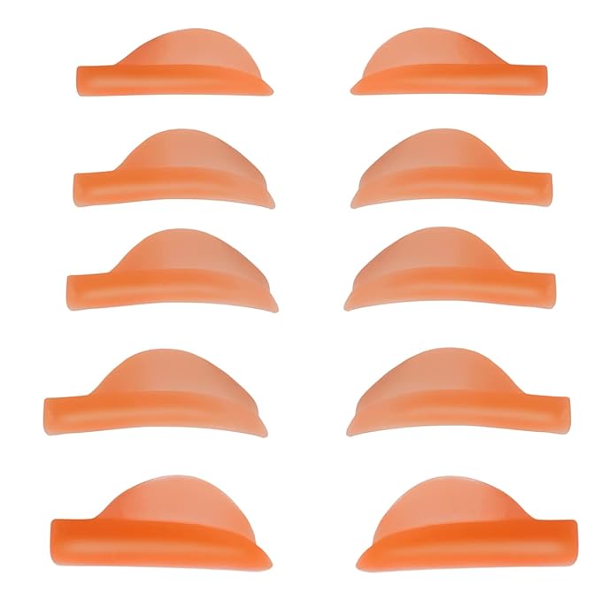 Flex C Lash Lift Pads Eyelash Lifting Shields mix 5 Sizes Lamination Roller Guards Soft Silicone Pad Make Lash Perm Easier More Than 100 Application Beautiful Lami Perming Result Won't Eyes