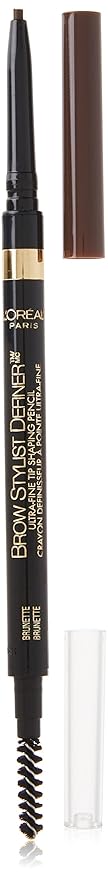 L'Oreal Paris Brow Stylist Definer & Shape & Fill Waterproof Eyebrow Pencil, Brunette