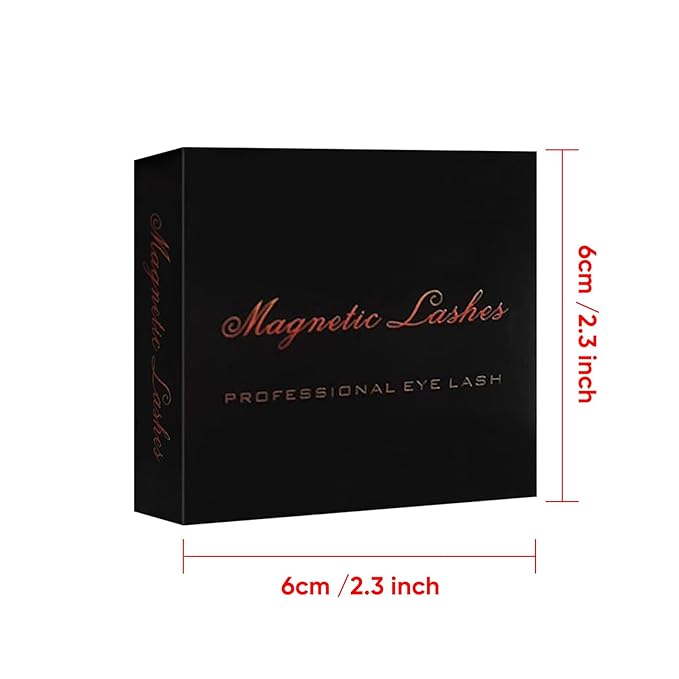 Reusable Magnetic Eyelashes – 4 Pairs Natural Look False Lashes with Easy Applicator, No Glue or Eyeliner Needed, Comfortable & Waterproof for All-Day Wear