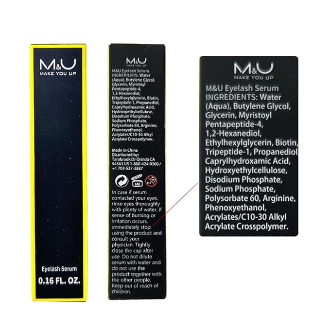 IBI Non-Toxic Eyelash Growth Serum - 5ml Lash Boosting Serum for Longer, Fuller Thicker Looking Lashes, Based on Natural Growth, Promote the Natural Growth and Thickening of Eyelashes