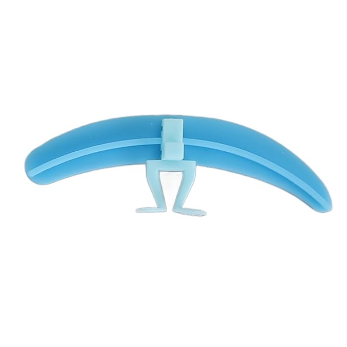 Eyelash Separator, Silicone Lash Extension Tool for Beginners Professional, Washable Reusable, Efficient Isolation Helper with 3 Colors (Blue)