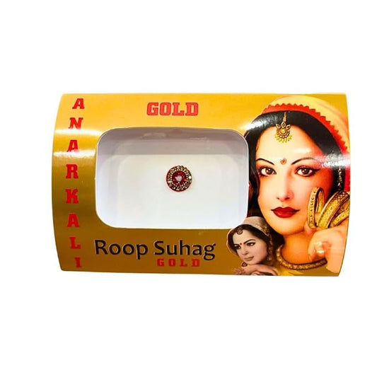 THE-KLASSY | Glitter Fancy Round | Bindis for Women | Small Size for Women and Girl. (DESIGN 6)