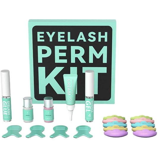 Glimocn Lash Lift Kit Eyelash Curl Cysteine Fast Perm Extension Lamination Setting Lotion Cream Eyelash Serum Gel Glue Rods Pads Tools Salon Eyeliner