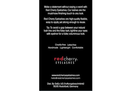 Red Cherry #DW False Eyelashes (Pack of 6 Pairs)