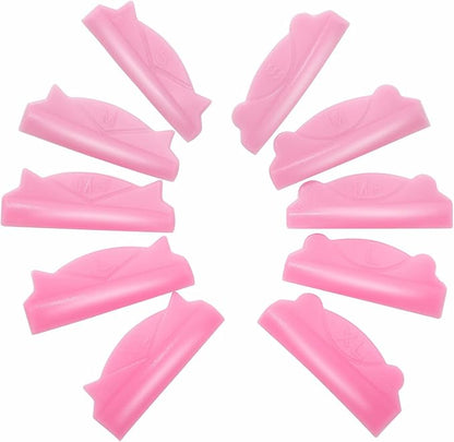 Eyelash Lift Shields Mix Lash Lifting Pad Mix Size Glueless Lami Lamination Roller Upper Lower Lash Perm Flat C Curl Pads for All Eyes Curling Like Long Extension Look Work Well with Your Balm Glue