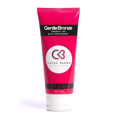 Cocoa Brown Gentle Bronze Gradual Tanning Lotion - Sunless Tanning Lotion for Face and Body - Moisturizing Self Tanning Lotion (7 fl oz)