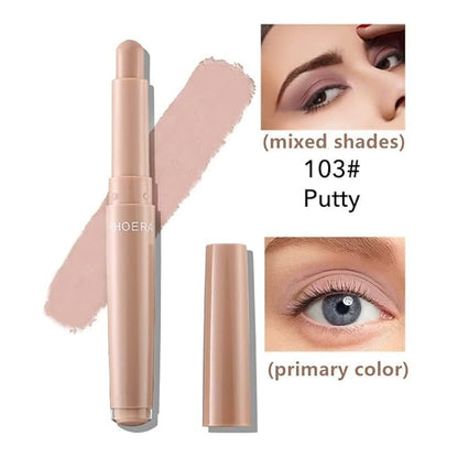 Go Ho Matte Eyeshadow Stick - Waterproof Cream Eyeshadow Pen, Smooth Easy To Color, 103# Putty
