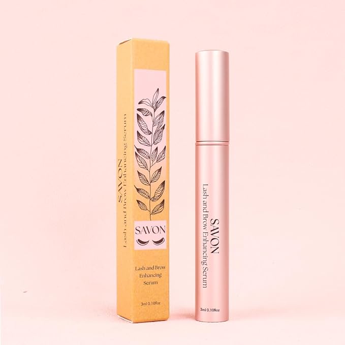 Organic Lash Growth Serum for Thicker, Longer Eyelashes and Eyebrows - with Biotin, Peptides, and Panthenol - Natural and Cruelty Free - USA - Lash and Brow Boost Serum - Eyelash Conditioner