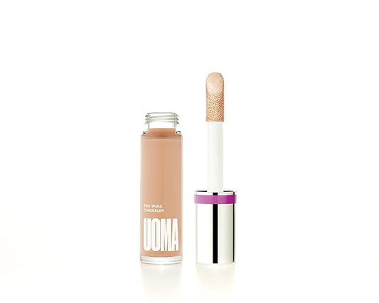 UOMA Beauty Women's Stay Woke Luminous Brightening Concealer, White Pearl T0.75, One Size