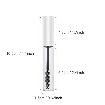 5 Colors 10ml Empty Mascara Tube with Eyelash Wand, Portable Reusable Refillable DIY Container Mascara Brush for Home and Travel (5#)