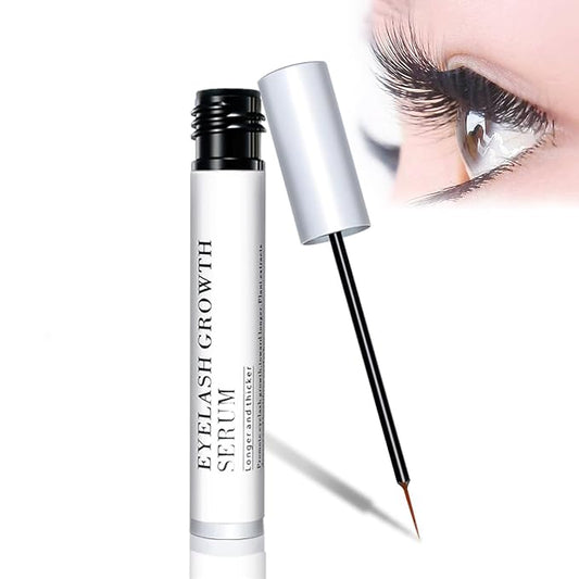 Eyelash Growth Serum, Natural Eyelash Enhancer for Growth and Thickening, Eyelash Conditioner for Longer, Thicker and Stronger, Natural Eyelash Growth Complex for Faster and More Effective (5ML)