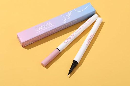 A Set of Quality Eyeliner Eyebrow pencil and Eyelash Mascara, Long-lasting Makeup Waterproof Flawless Cosmetic (BLACK Quality Eyeliner, one size)
