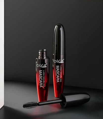Menow 4D Mascara, False Lash Effect, Natural Volume, Waterproof & Smudgeproof