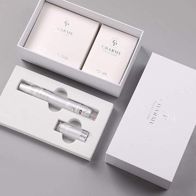 Charme Princesse Permanent Machine Makeup Wireless Rotary tattoo Machine With 1pc Wireless Battery 15pcs Needles For Eyebrow Eyeliner Lip Tattoo Machine EM509-2-US