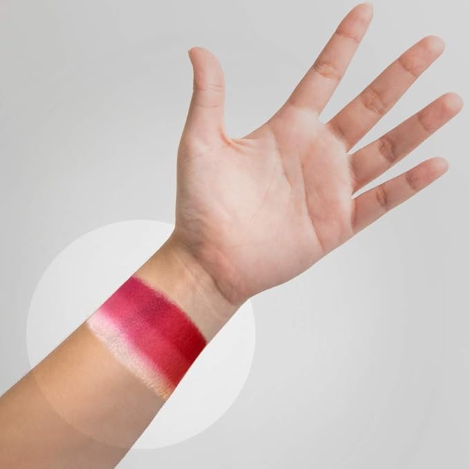 Kraze FX Dome Stroke - Bloodberry (25 gm), Professional 1-Stroke Split Cake, Hypoallergenic, Non-Toxic, Water Activated Face & Body Painting Makeup Supplies for Sensitive Skin, Kid Safe, Adults