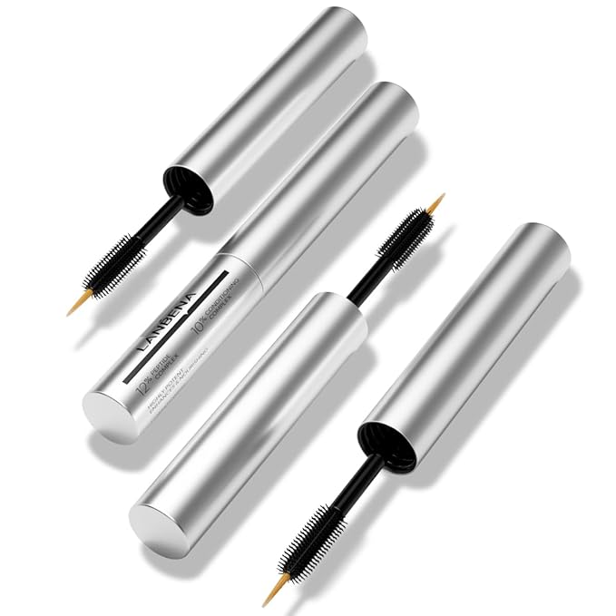 LANBENA Eyelash Growth Serum Lash Enhancing Serum with Advanced Formula to Boost Longer Fuller and Thicker Luscious Lashes-3ml