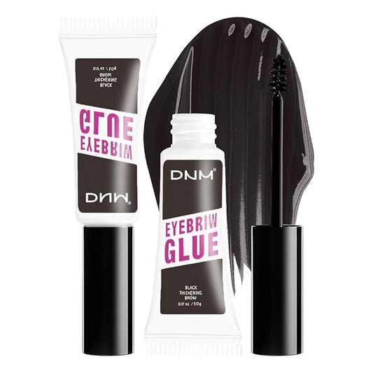 Tinted Thickening Mascara Brow, Shaping Makeup Gel,Waterproof, Transfer-proof, Brush to Fill in Eyebrows and Cover Gray Hairs - Cruelty Free (B-2Pcs 05 Black, B)