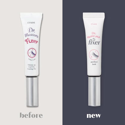 ETUDE Dr. Mascara Fixer For Perfect Lash (6g) | Long-Lasting Smudge-Proof Mascara Fixer with Care Effect | Eyelash Primer | Korean Makeup, Kbeauty