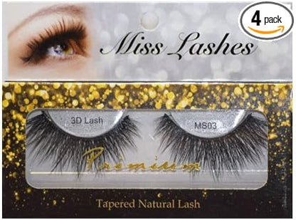 "4 Pairs" Miss 3D Volume Lash MS03