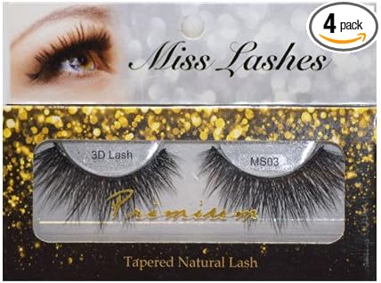 "4 Pairs" Miss 3D Volume Lash MS03
