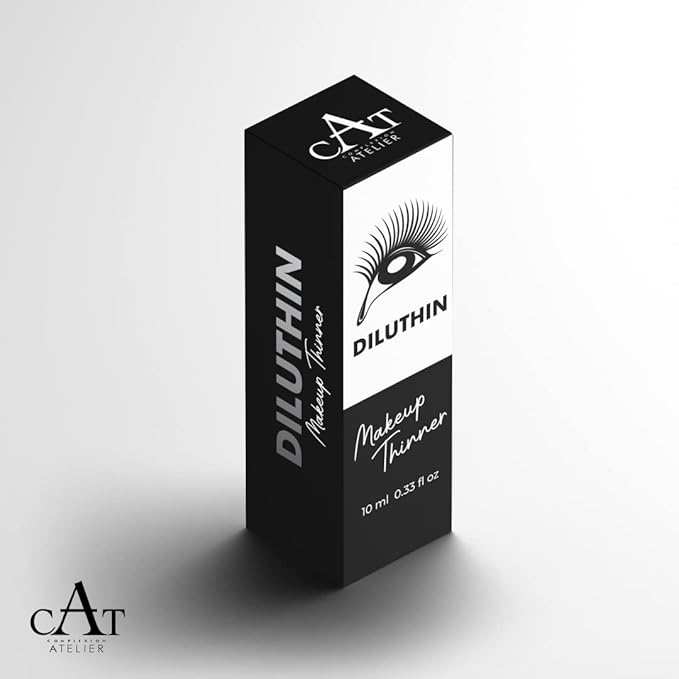 The Original Magic CAT Diluthin For Dried Make Up Gel Products Eyeliner Cream Eye Shadow Recover