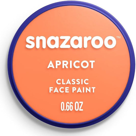 Snazaroo Classic Face and Body Paint, 18.8g (0.66-oz) Pot, Apricot