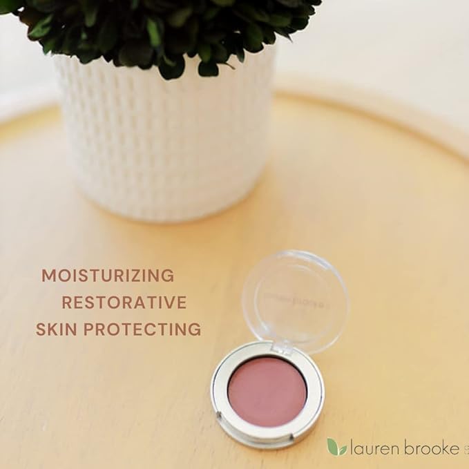 Cream Eyeshadow | Natural Organic Eye Makeup, Richly Pigmented Creme Eyeshadow For Women (Rose Brown Shimmer)