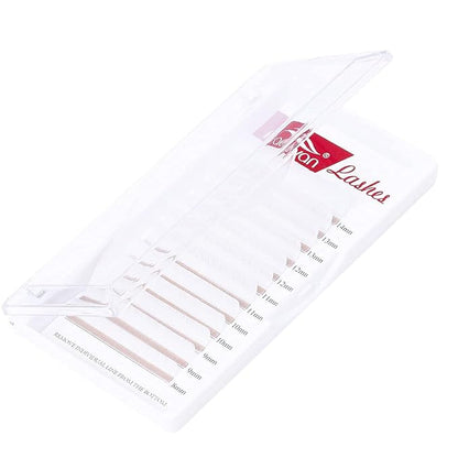 Volume Eyelash Extensions White Lashes D Curl Colored Lash Extensions Thickness 0.07mm Mixed Tray 8-14mm Easy Fan Colored Lashes Professional Use by FADVAN (white-D, 8-14mm)