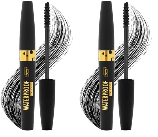 Black Radiance Waterproof Mascara, Eclipse, 0.34 Fl Oz (Pack of 2)