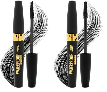 Black Radiance Waterproof Mascara, Eclipse, 0.34 Fl Oz (Pack of 2)