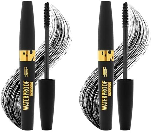 Black Radiance Waterproof Mascara, Eclipse, 0.34 Fl Oz (Pack of 2)