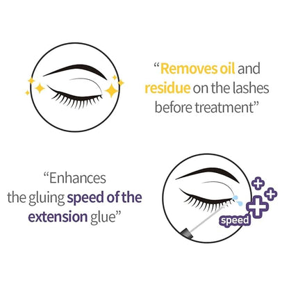 Eyecurly Eyelash Extension Accelerator Primer 5g / Pre-treatment for eyelash extension/Accelerate adhesion speed/Improve elongation retention (transparent) / Ingredient harmless to human body