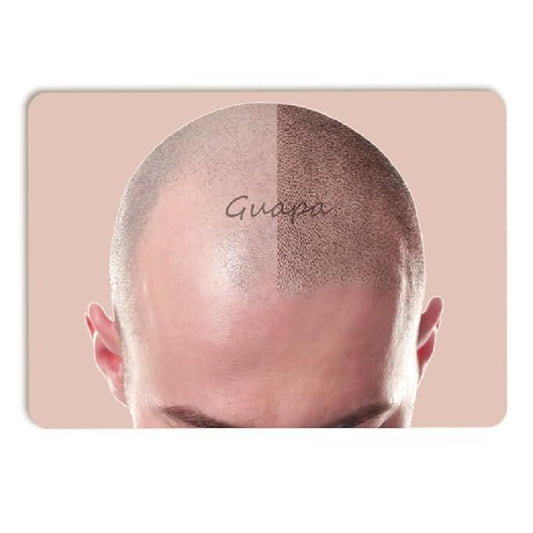 3pcs Fale Scalp Micropigmentation Practice Skin for Thinning Hair Tattoo and Hair Density Silicone Tattoo Scalp Practice Pad(Male Scalp Skin)