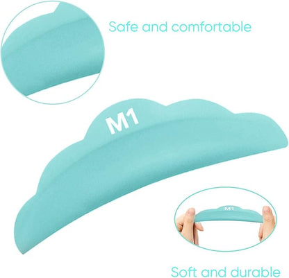 Lash Lift Pads,DIY Eyelash Lift Pads,Eyealsh Perm Rods,Lash Lifting at Home 10 Pcs Eyelash Curler Pads 5 Size SMM1M2L Reusable Soft Silicone Shields (Green-Lift Pads(5pair))