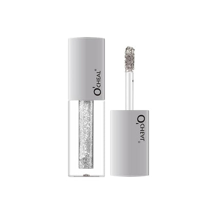 O'CHEAL Shining Liquid Metallic Eyeshadow, Quick-Drying, Long-Lasting, One-Swipe Pigmented Coverage,High Pigment Colored Metallic Eyeshadow Stick Eyeliner 02#