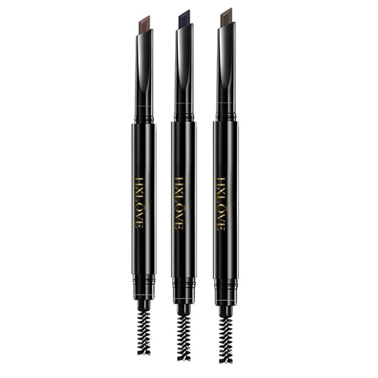 HXLOVE 3-Piece Eyebrow Pencil Set – Long-Lasting, Waterproof, Smudge-Proof Formula for a Natural Finish for All Skin Types & Effortless Application
