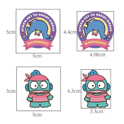 40 PCS Kitty Birthday Party Supplies Tattoo Sticker for Kids, Sanrio Anime Cartoon Tattoos for Boys Girls, Waterproof Tattoo Sticker Birthday Parties
