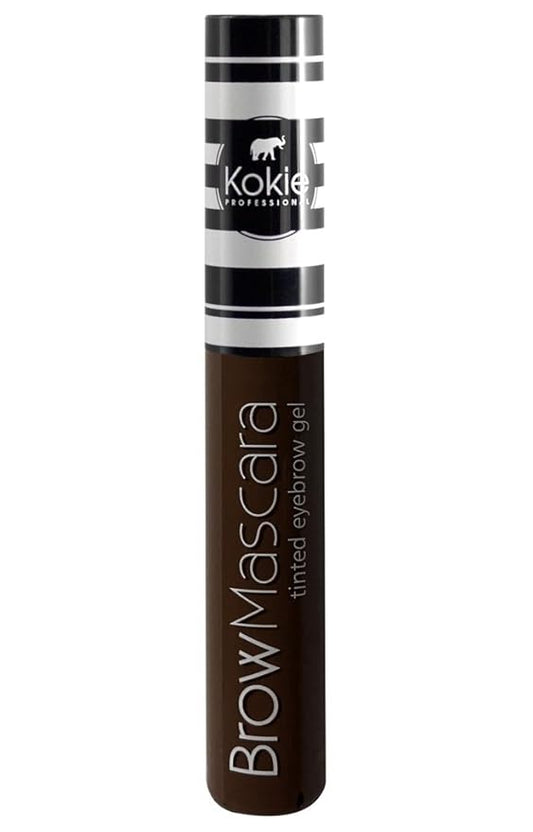 Kokie Cosmetics Brow Mascara, Dark Brown, 0.13 Ounce