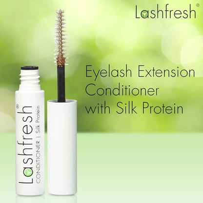 Eyelash Extension Conditioner with Silk Protein, 3ml. Keep natural lashes healthy and strong, soft and silky lash extensions.