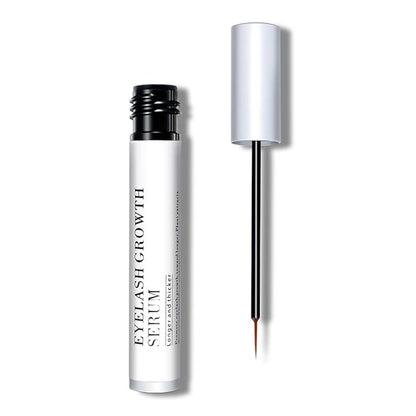 Eyelash Growth Serum, Eyelash Serum, Protects and Strengthens Eyelashes, Natural Eyelash Serum, Longer, Thicker, Stronger, Fast-Growing Eyelash Enhancer, Hormone-Free, Creates A Natural Look (5ML)