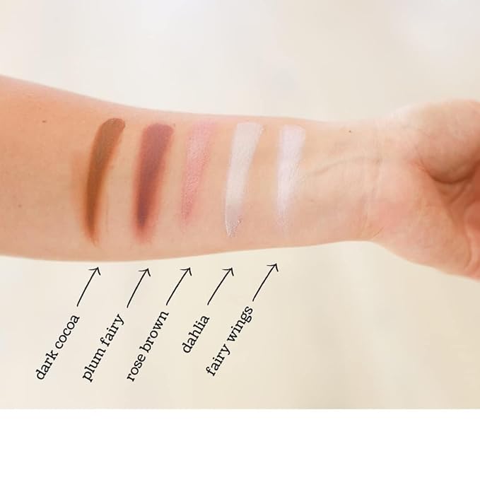 Cream Eyeshadow | Natural Organic Eye Makeup, Richly Pigmented Creme Eyeshadow For Women (Dark Cocoa (Matte))